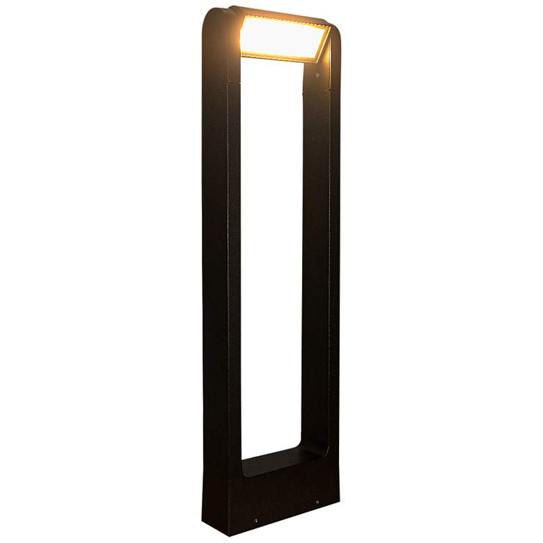 Image 5 Oculum 24 inchH Black Low Voltage LED Landscape Bollard Light more views