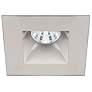 Oculux 2" Square Brushed Nickel LED Reflector Recessed Kit