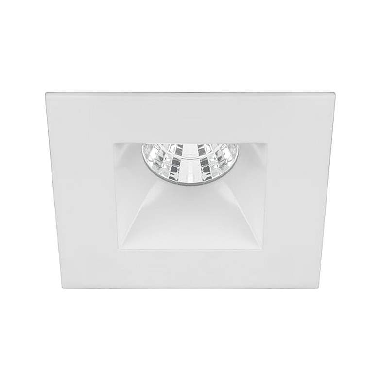 Image 1 Oculux 2" Square White LED Reflector Complete Recessed Kit