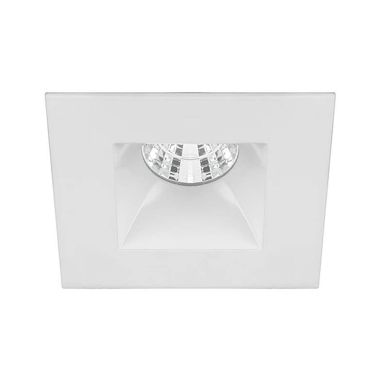 Image 1 Oculux 2" Square White LED Reflector Complete Recessed Kit