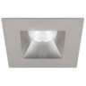 Oculux 3 1/2" Square Nickel LED Open Reflector Recessed Trim