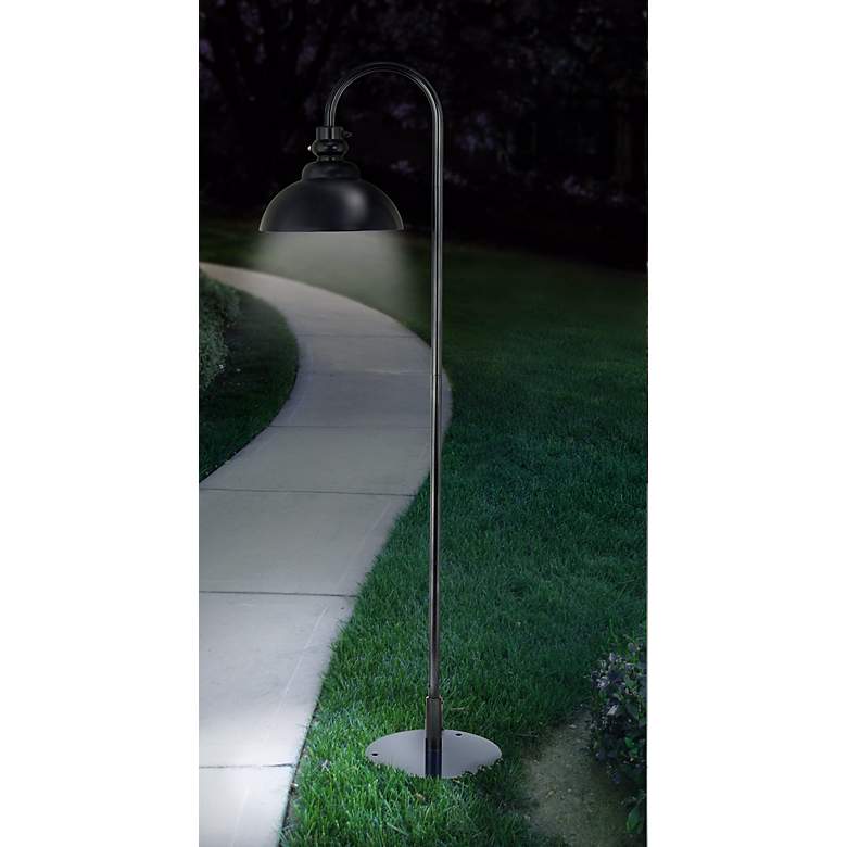 Image 1 John Timberland Portable Plug-In 68 inch High Outdoor Landscape Light in scene