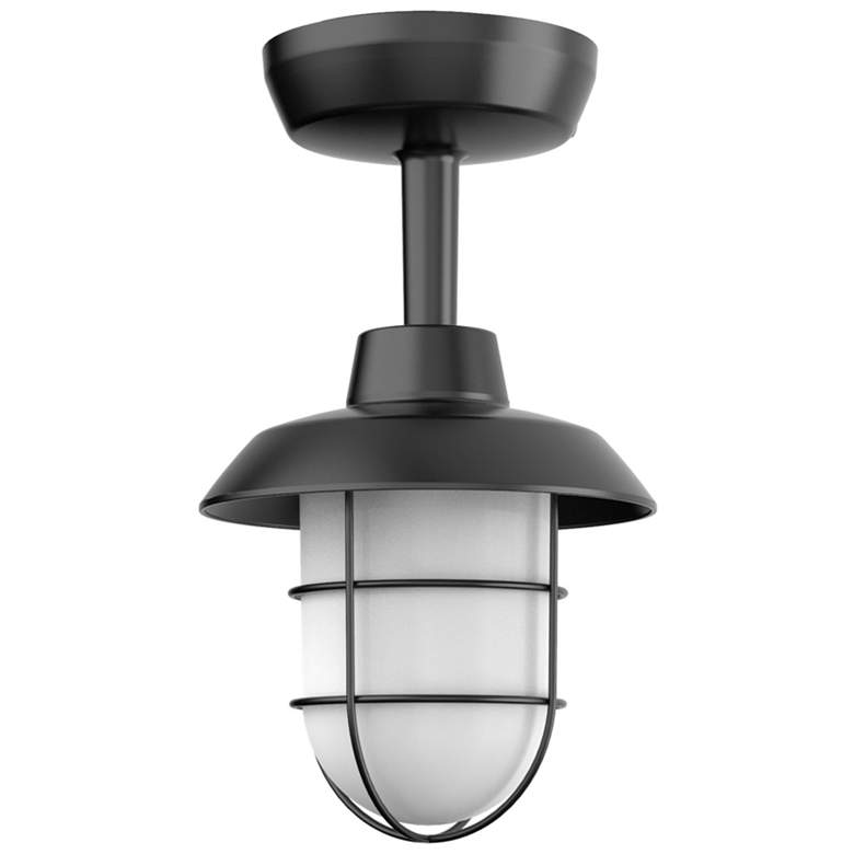 Image 1 Odell 9.3" High Black LED Outdoor Sconce