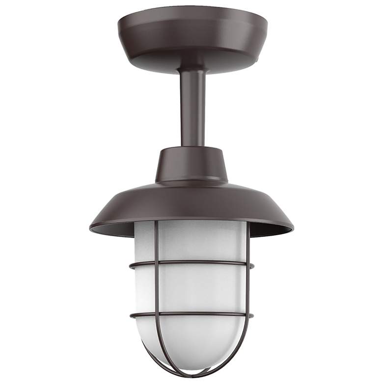 Image 2 Odell 9" High Bronze Outdoor LED Sconce more views