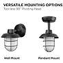 3_Odell 9" High Bronze Outdoor LED Sconce more views