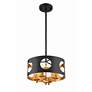 3_Odelle 4 Light Black & Gold Ceiling Pendant more views