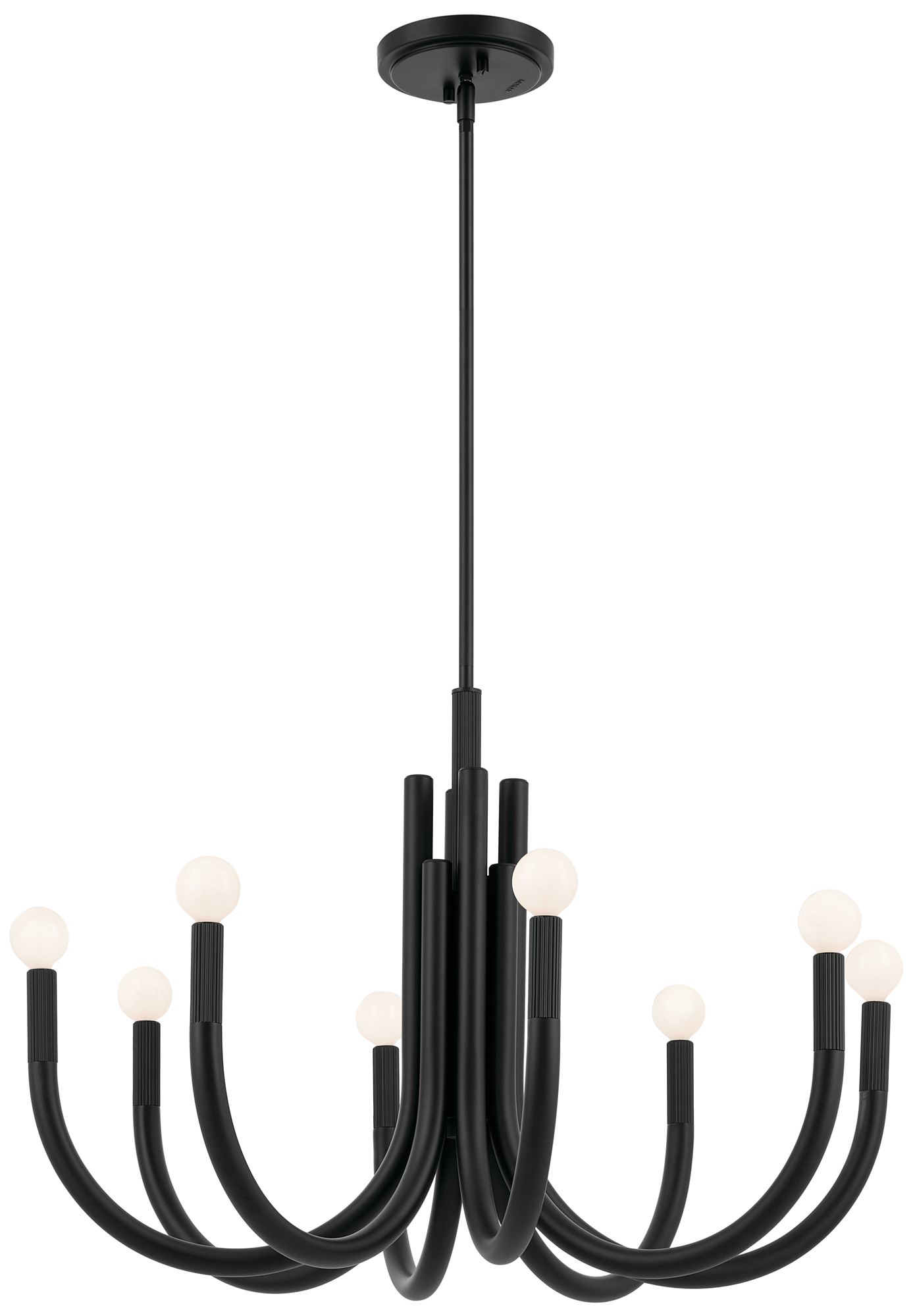 Thumbnail1 of Odensa 29.25 Inch 8 Light Chandelier in Black