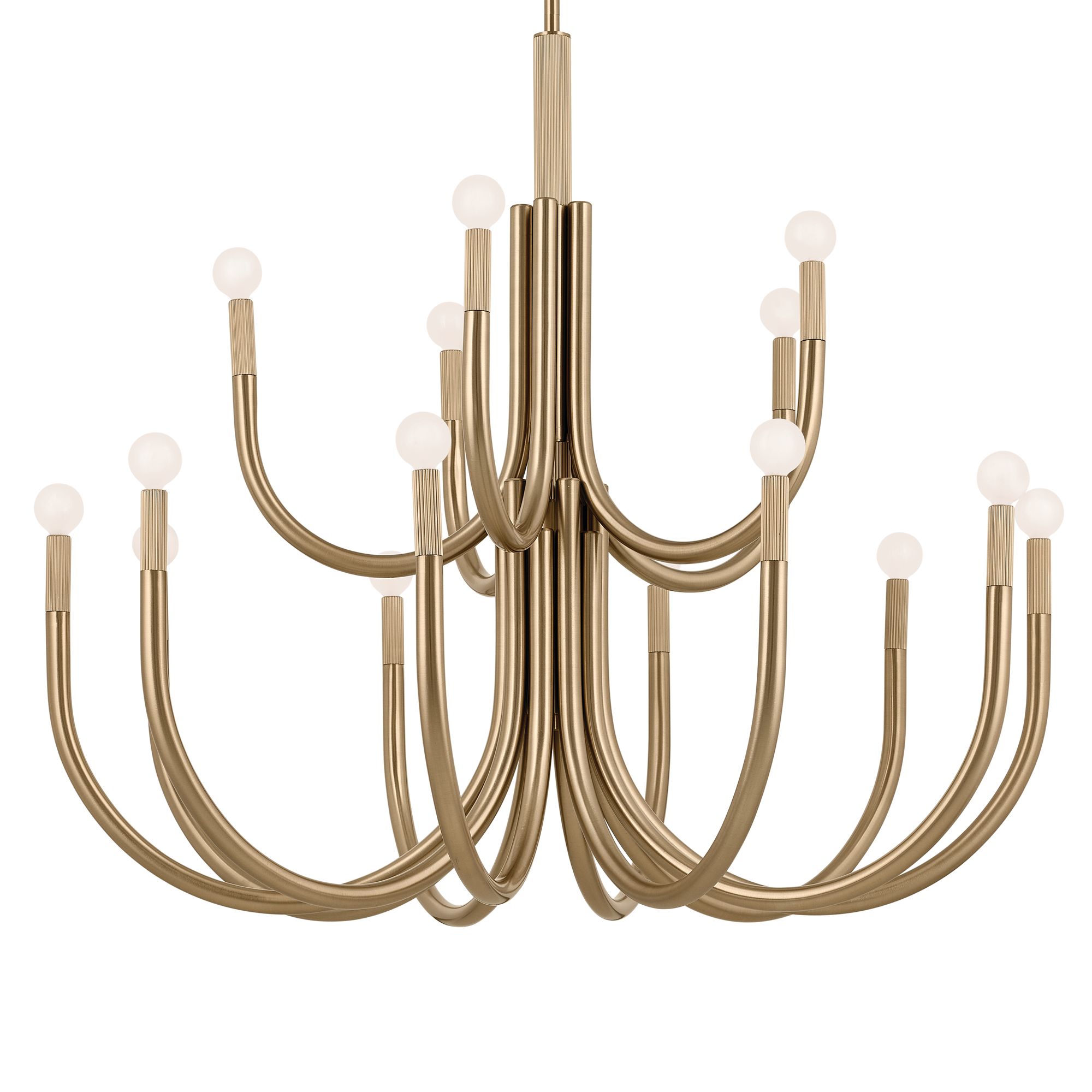 Image 2 Odensa 40 Inch 15 Light Chandelier in Champagne Bronze more views
