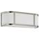 Odeon; 2 Light; Wall Sconce with Satin White Glass