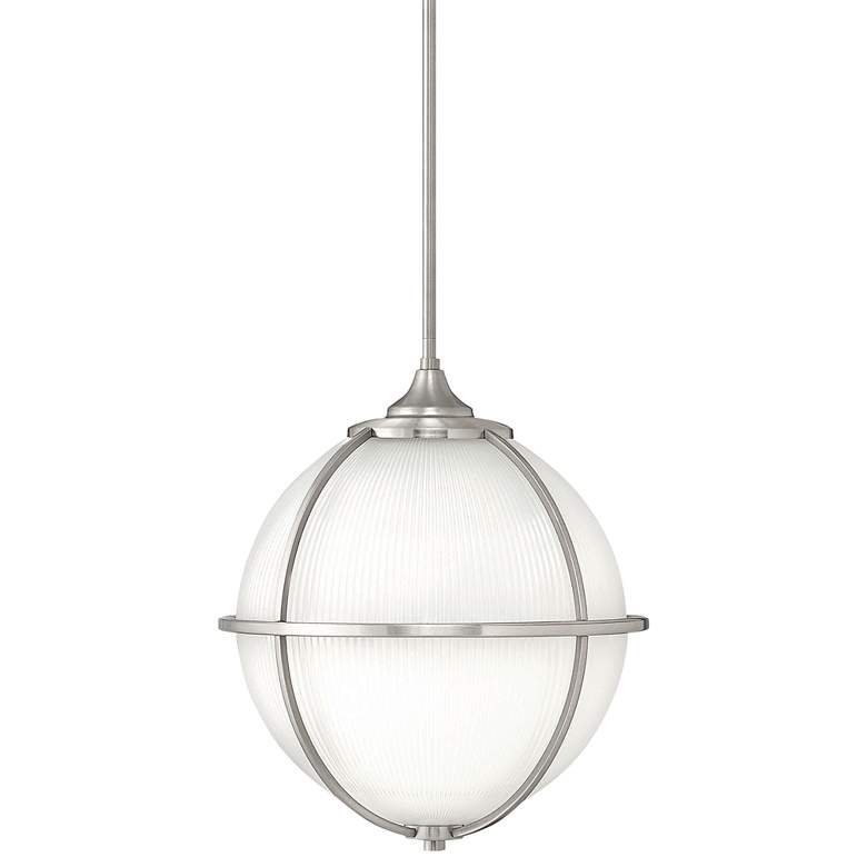 Image 1 Odeon 3Lt Brushed Nickel Pendant