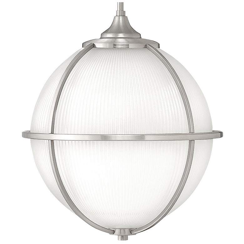 Image 3 Odeon 3Lt Brushed Nickel Pendant more views