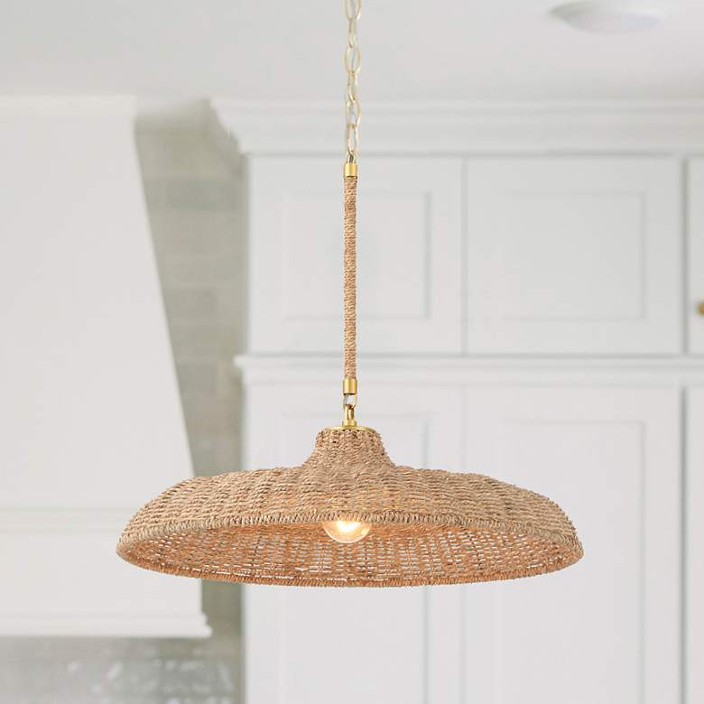 Image 1 Odessa 1 Light Soft Gold Pendant