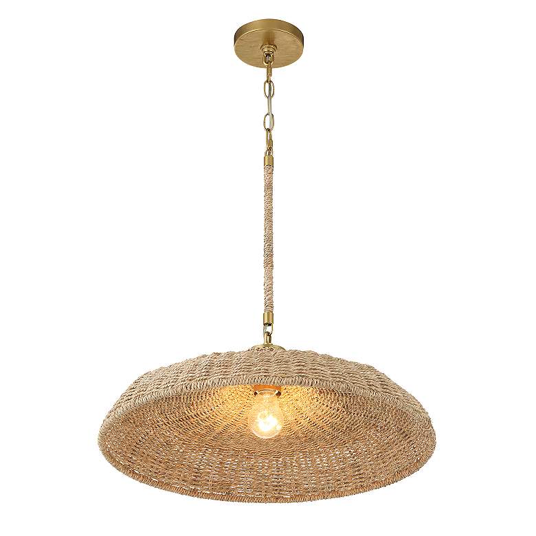 Image 5 Odessa 1 Light Soft Gold Pendant more views