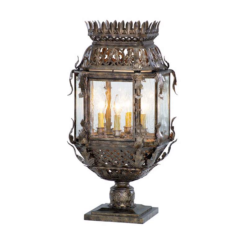 Image 1 Odessa Collection 27 1/2 inch High  Post  Light Fixture