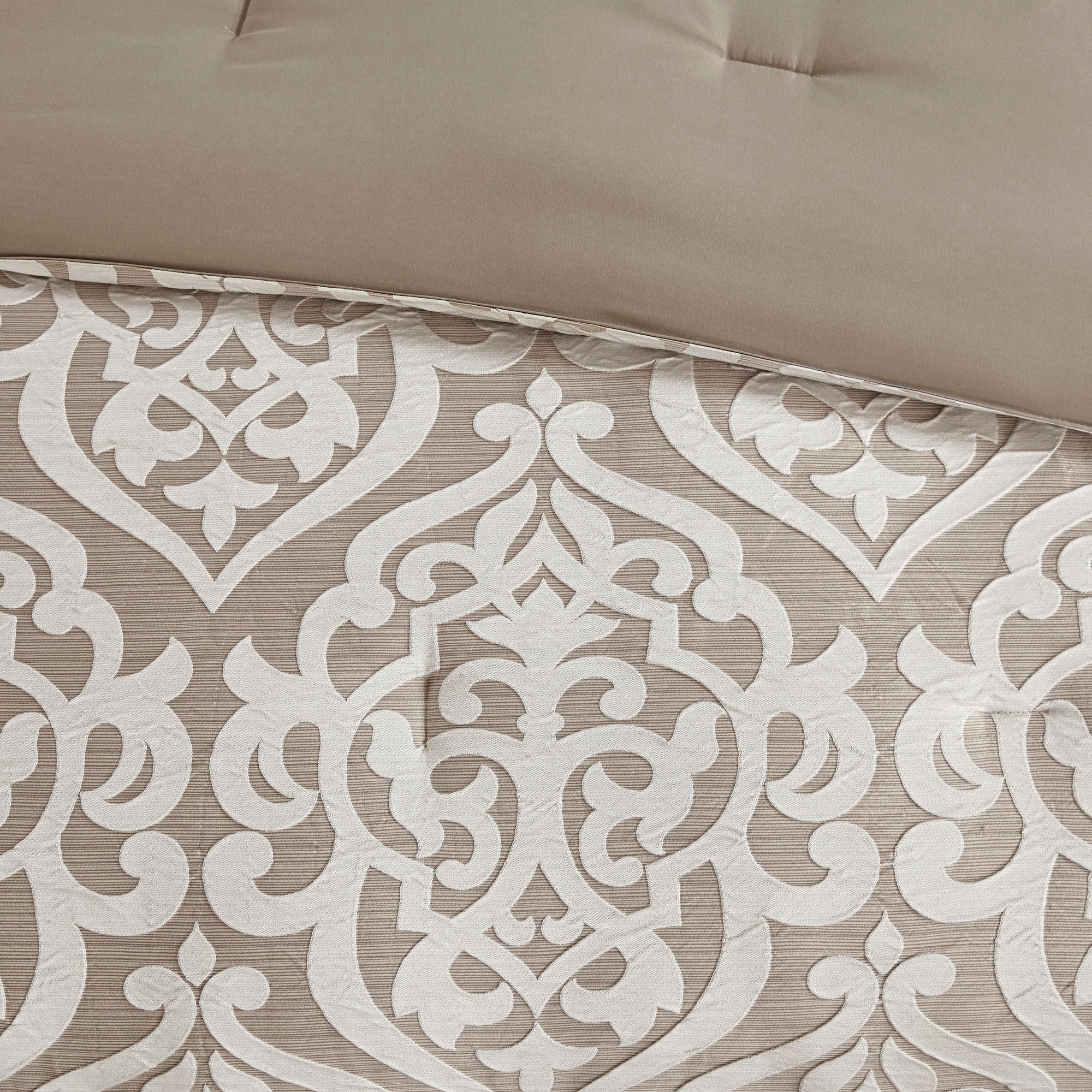 Odette Tan Cal King 8-Piece Jacquard Comforter Set