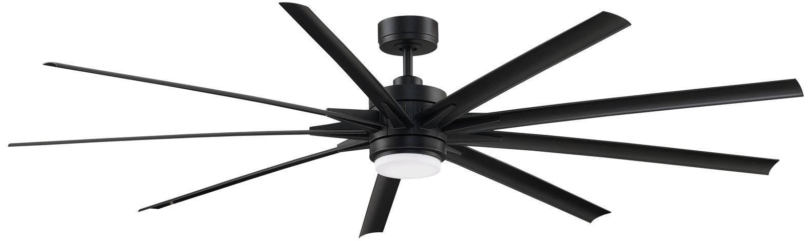 Image 2 Odyn 84 in In/Out Smart Fan w/ LED CCT Lt Kit - Black Blades