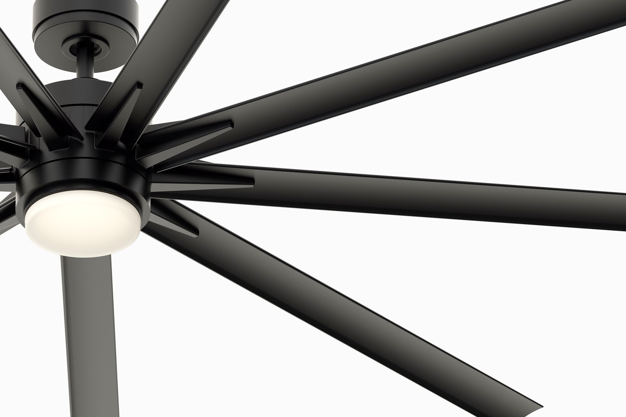 Image 5 Odyn 84 in In/Out Smart Fan w/ LED CCT Lt Kit - Black Blades more views