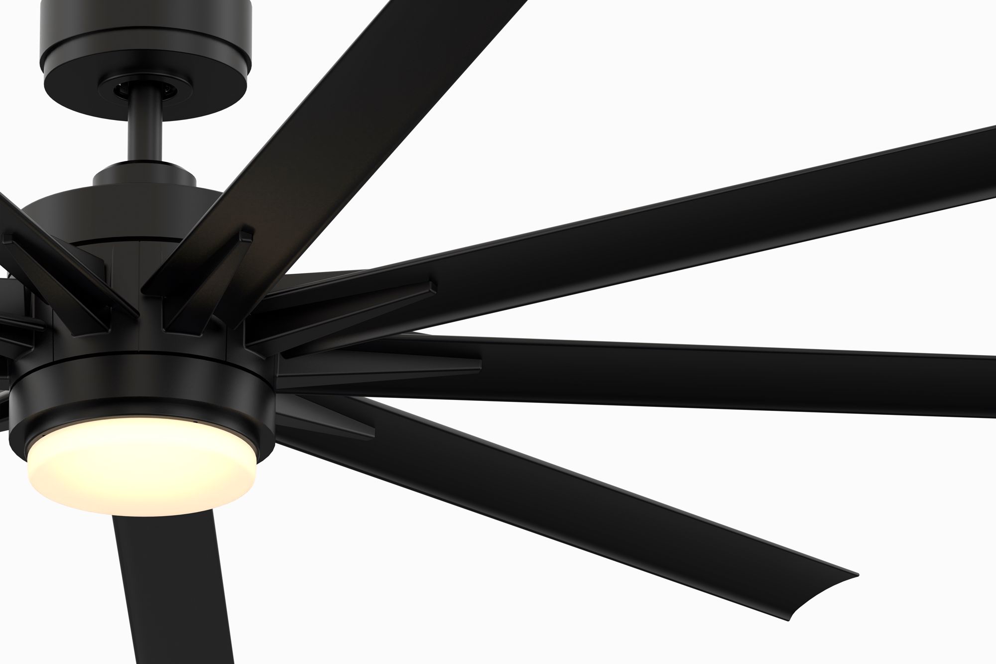 Image 3 Odyn Custom 56 in In/Out Smart Fan w/ LED CCT Lt Kit - Black Blades more views