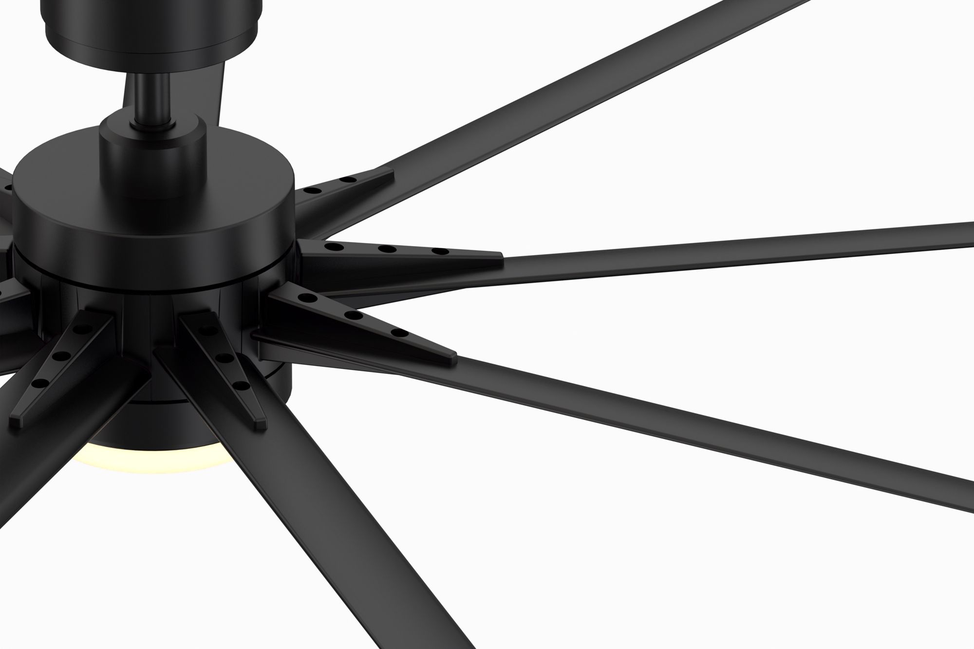Image 6 Odyn Custom 56 in In/Out Smart Fan w/ LED CCT Lt Kit - Black Blades more views