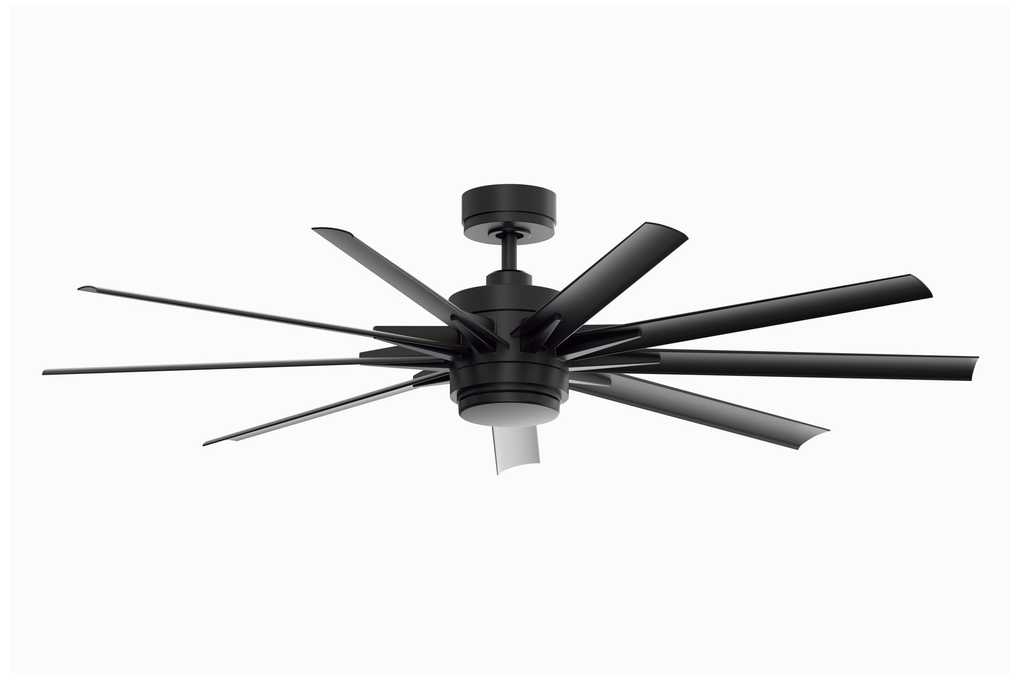 Image 3 Odyn Custom 64 in In/Out Smart Fan w/ LED CCT Lt Kit - Black Blades more views