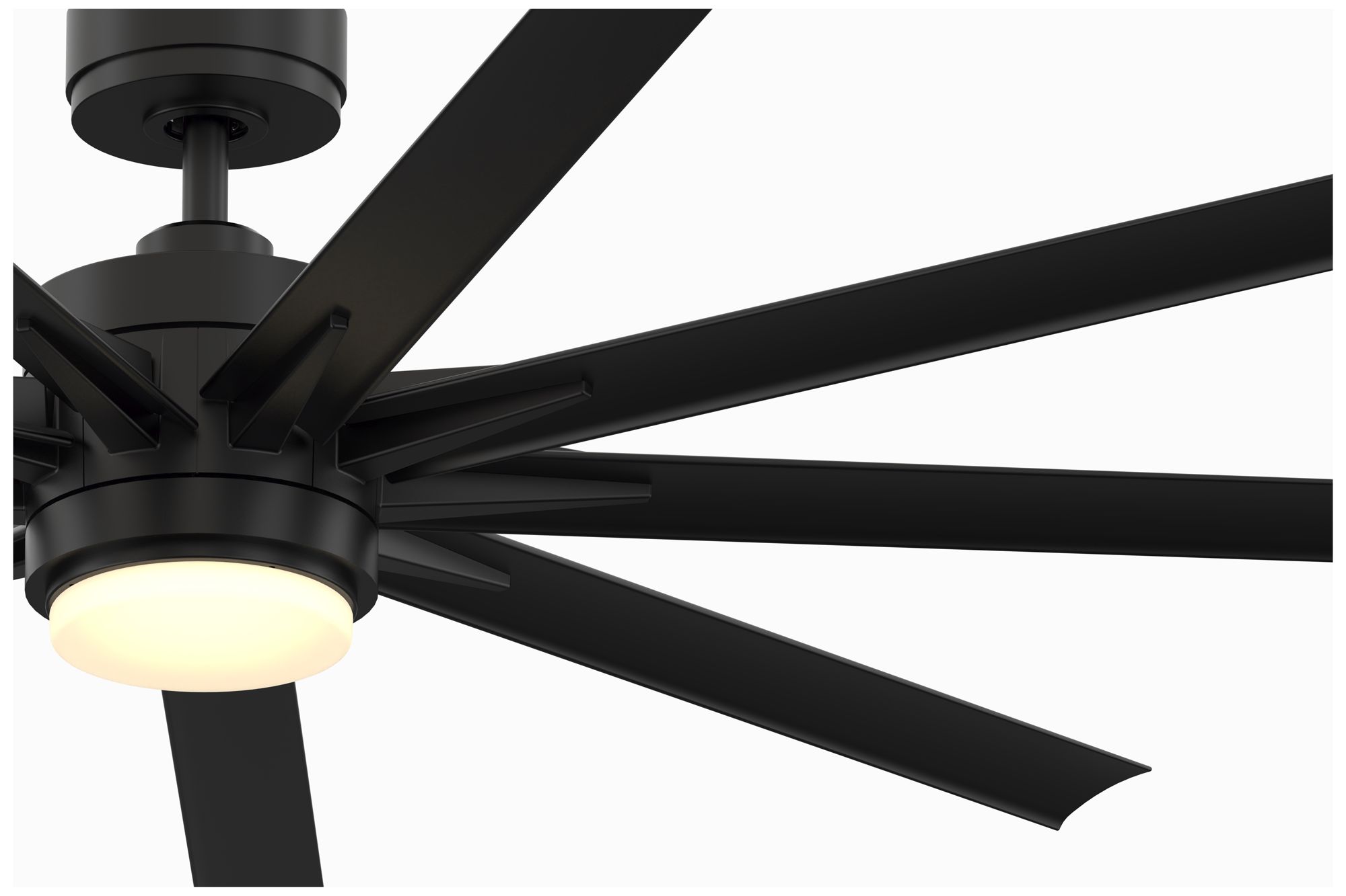 Image 4 Odyn Custom 64 in In/Out Smart Fan w/ LED CCT Lt Kit - Black Blades more views