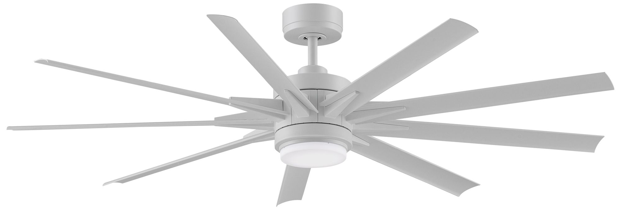 Odyn Custom 64 in In/Out Smart Fan w/ LED CCT Lt Kit - Matte White Blades