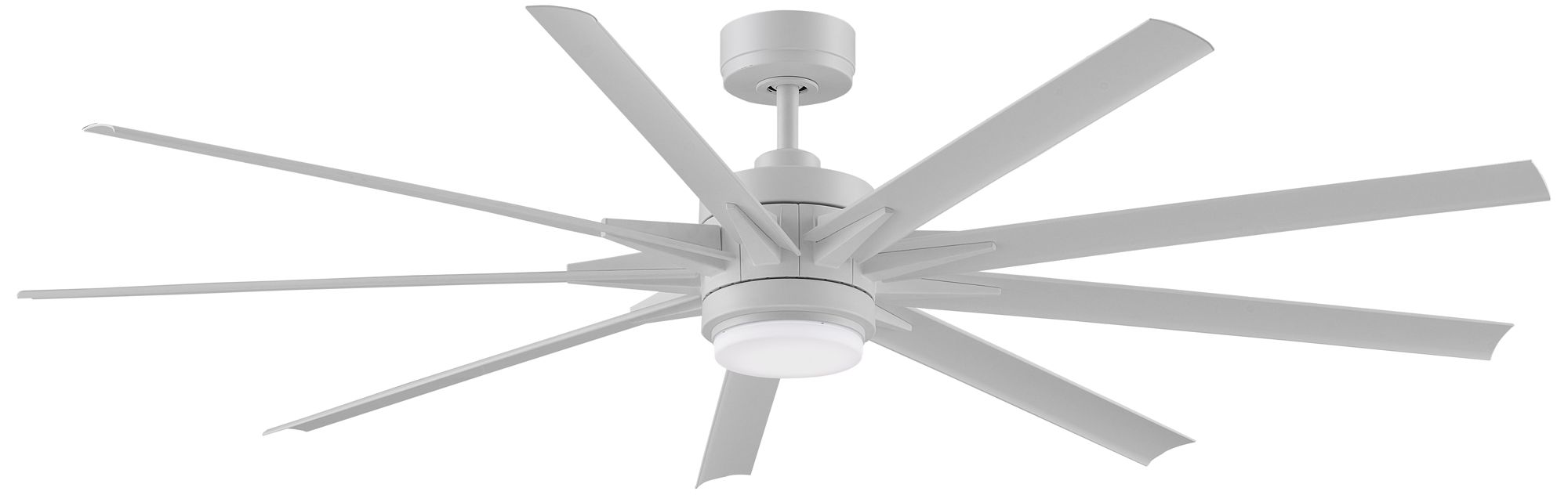Odyn Custom 72 in In/Out Smart Fan w/ LED CCT Lt Kit - Matte White Blades