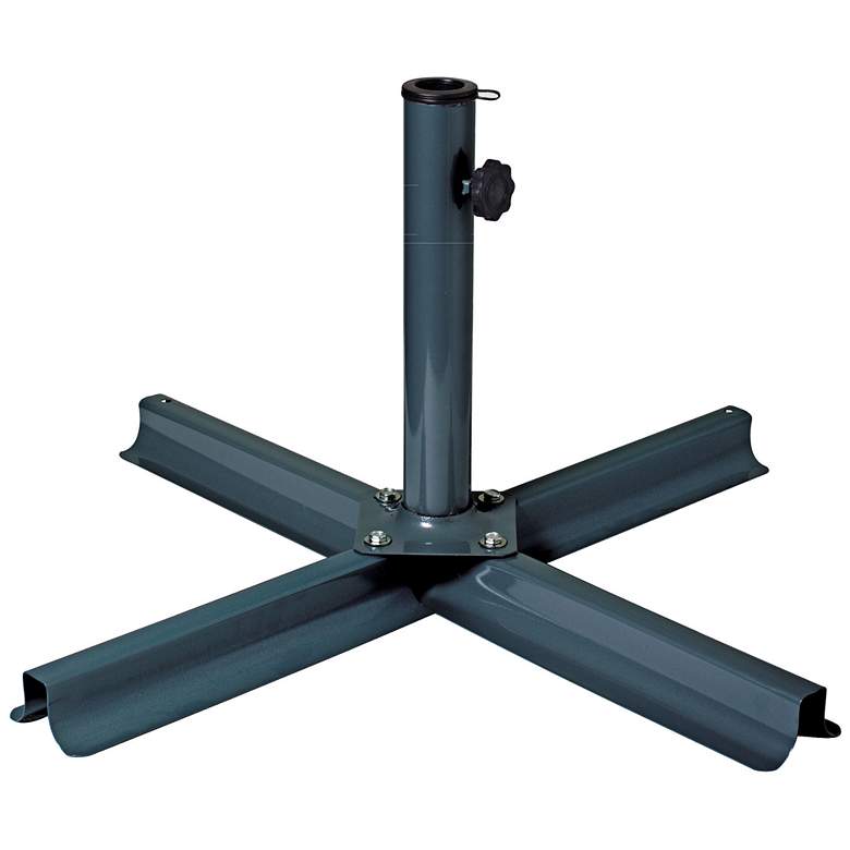 Image 1 Odyssey 8 Lb. Gray Steel Stand-Up Patio Umbrella Stand