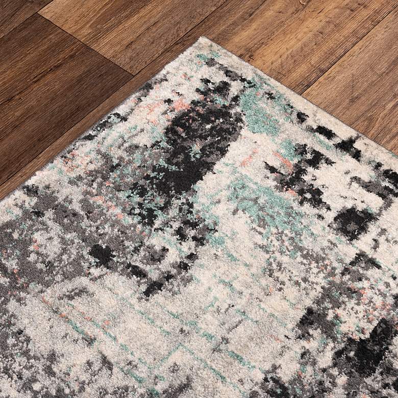 Image 4 Odyssey ODY833 5'2"x7'6" Gray Rectangular Area Rug more views
