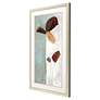 3_Of Clover II 52" High Rectangular Giclee Framed Wall Art more views