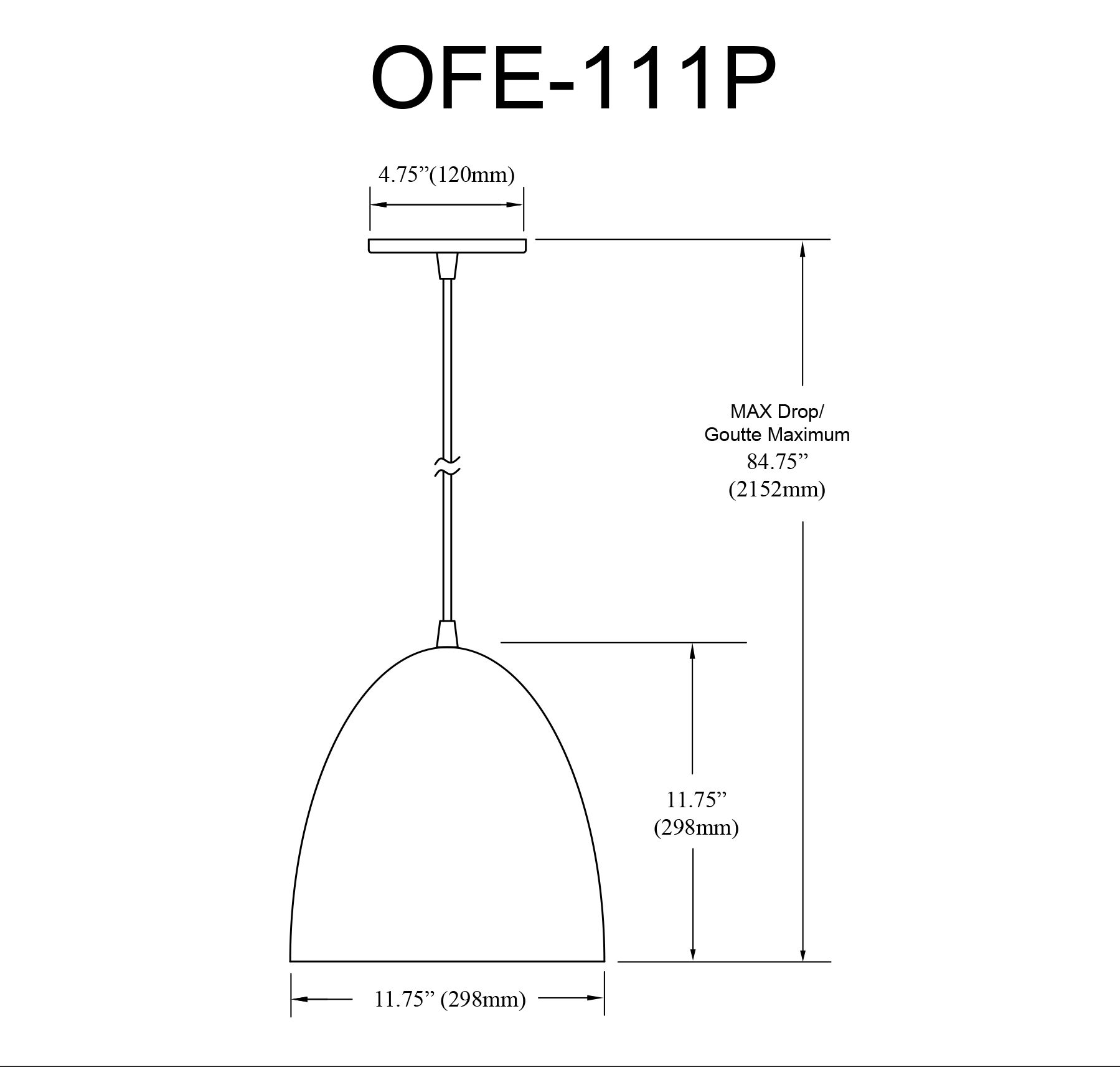 Image 3 Ofelia 11.75" Wide 1 Light Matte White Cord Hung Pendant more views