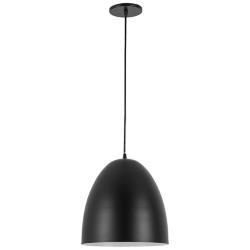 Ofelia 11 3/4" Wide Painted Matte Black Mini Pendant