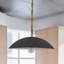1_Ofelia 15 3/4" Wide Matte Black Pendant Light