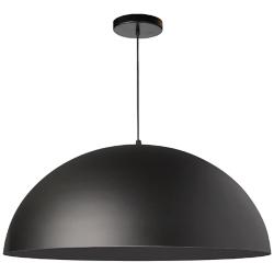 Ofelia 20" Wide Matte Black Dome Pendant Light