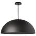 Ofelia 20" Wide Matte Black Dome Pendant Light