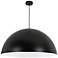 Ofelia 31.5" Wide Matte Black Finish Pendant