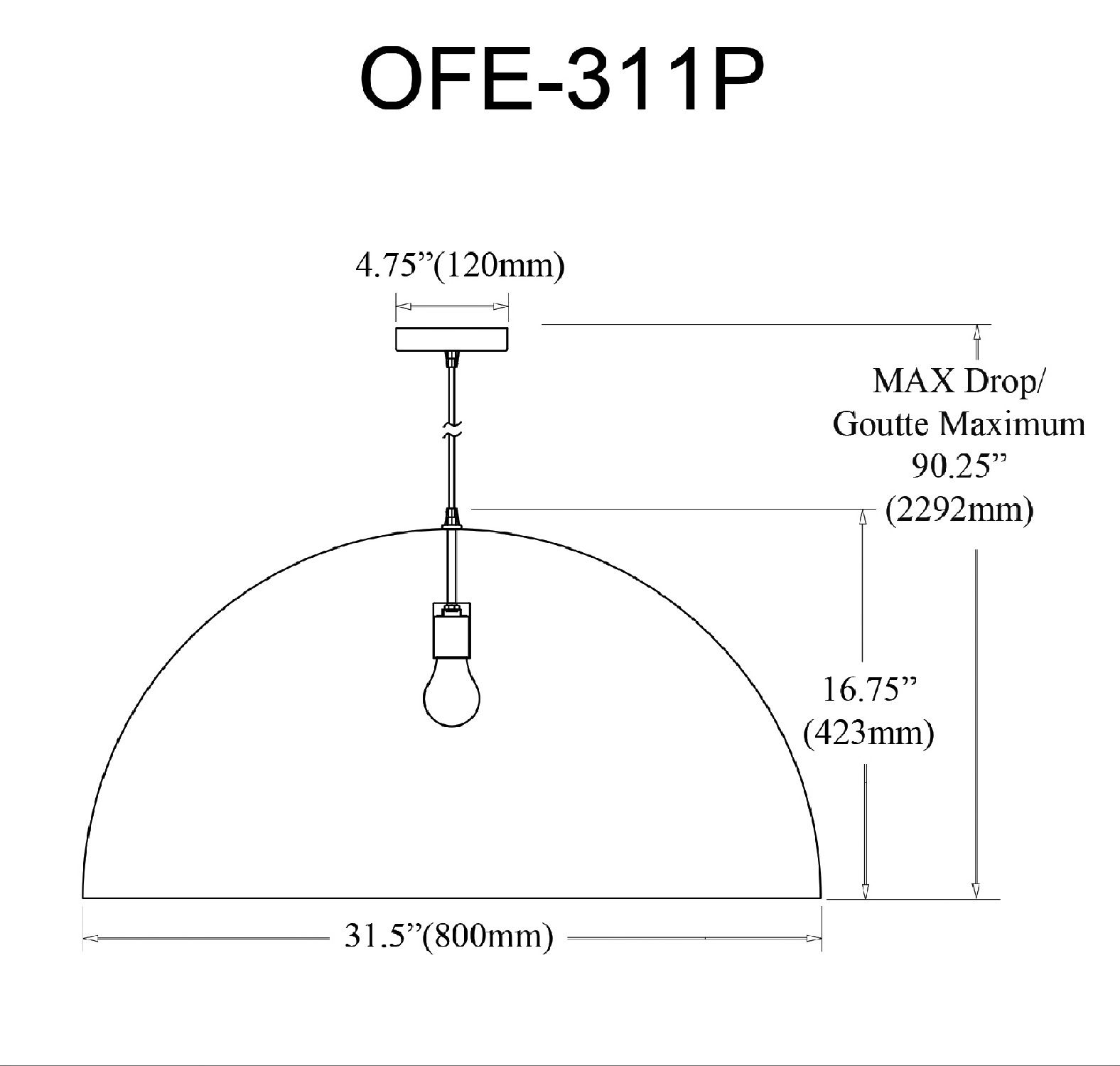 Image 3 Ofelia 31.5" Wide Matte Black Finish Pendant more views