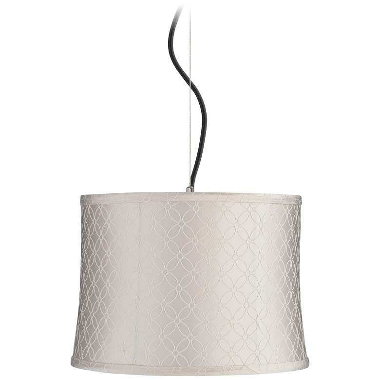 Image 1 Off-White An Qing Shade 14" Wide Pendant Light