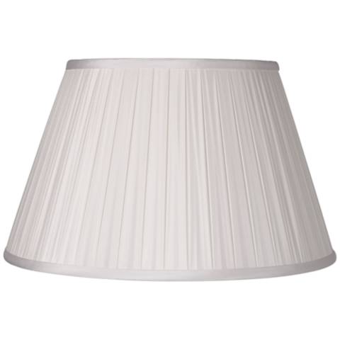 Off-White Box Pleat Silk Shade 12x18x12 (Spider) - #5Y034 | Lamps Plus