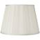 Off-White Euro Box Silk Fabric Pleated Shade 8x12x8 (Spider)