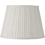 Off-White Euro Boxed Pleat Linen Shade 8x12x8 (Spider)