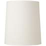 Off-White Fabric Springcrest Collection Tall Drum Shade 14x16x18 (Spider)