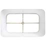 Thumbnail4 of Off-White Hardback Rectangular Shade 8x6/10x8/x8 (Spider) more views