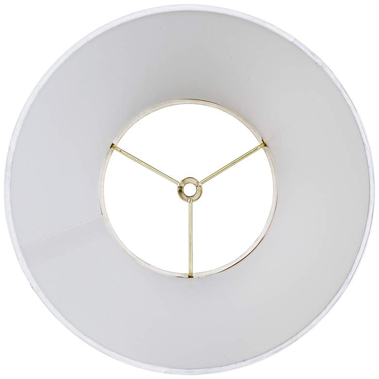 Off White Lamp Shade 6x11x8.5 (Spider) more views