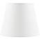 Off-White Linen Drum Lamp Shade 4x6x5 (Clip-On)