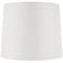 Off-White Linen Drum Tall Lamp Shade 14x16x13 (Spider)