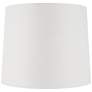 Off-White Linen Drum Tall Lamp Shade 14x16x13 (Spider)
