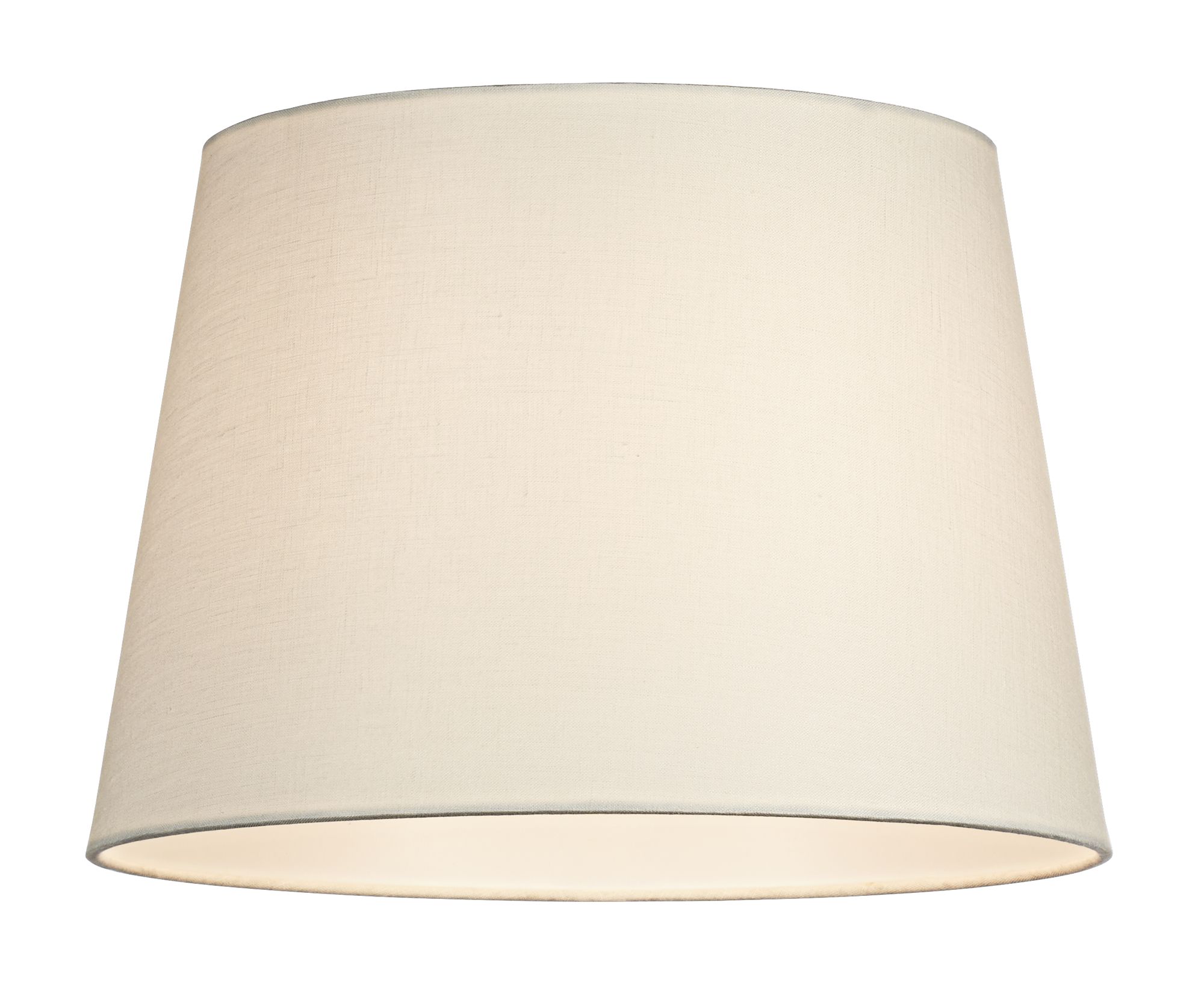 off white linen lamp shade