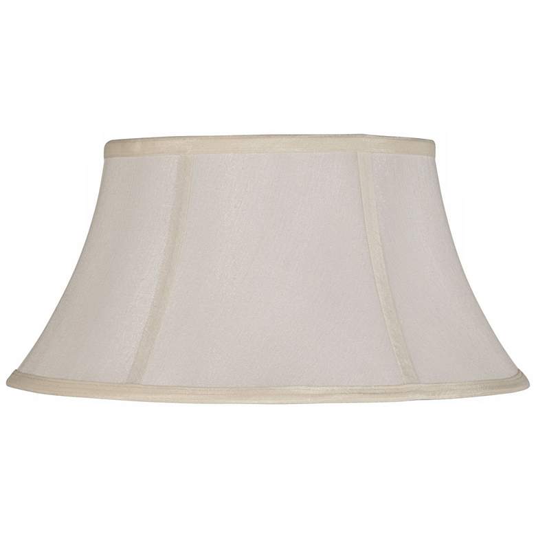 Image 1 Off-White Modified Drum Lamp Shade 13x20x10.75 (Spider)
