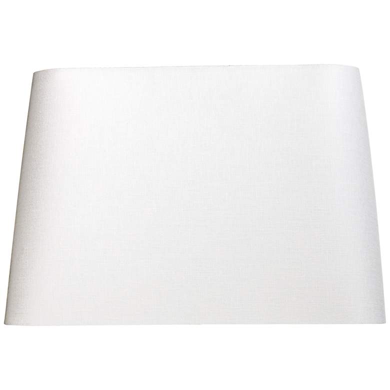 Image 1 Off-White Rectangular Shade 14x8/16x10/x11 (Spider)